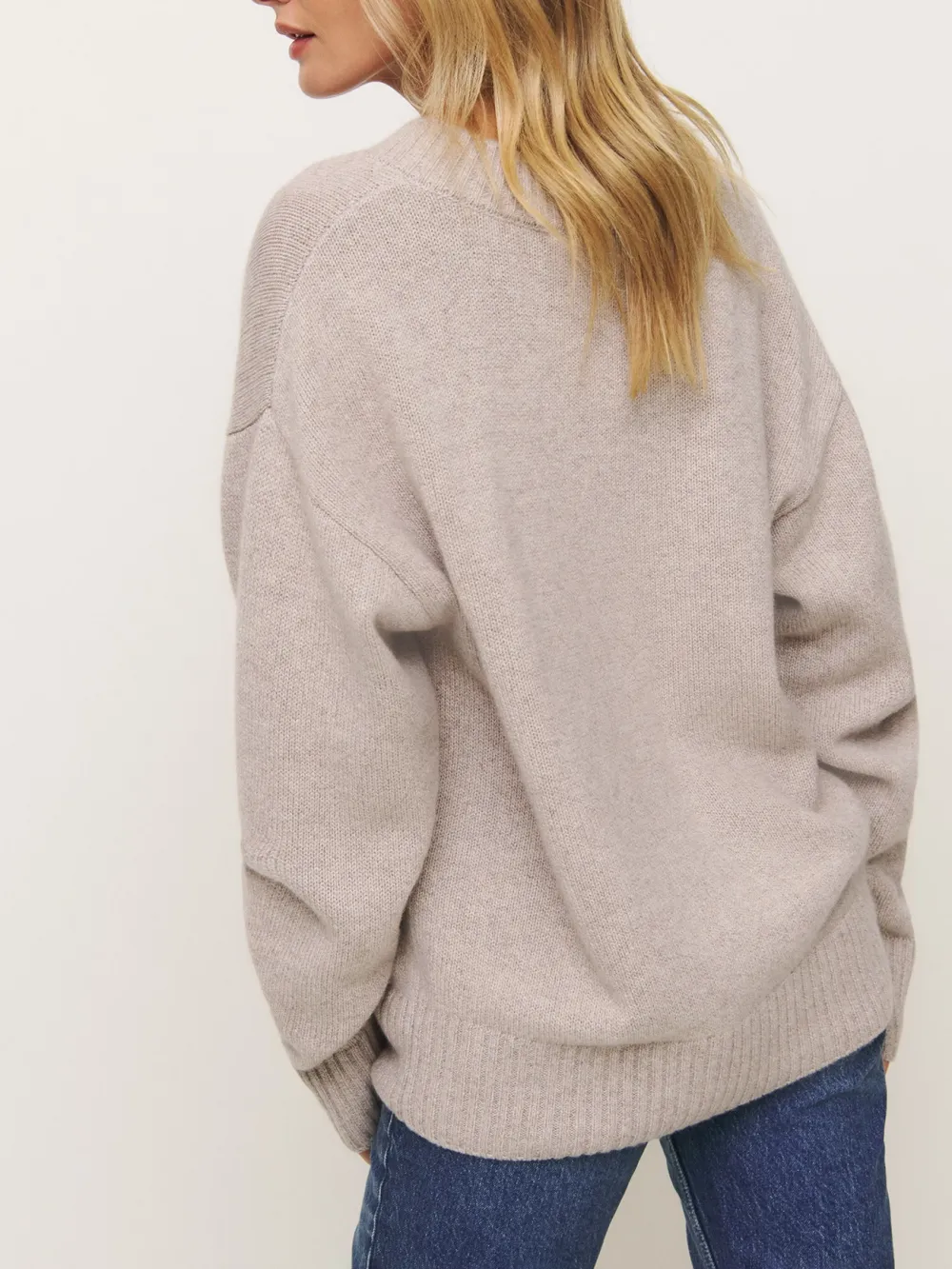 Classic V Neck Knit Sweater
