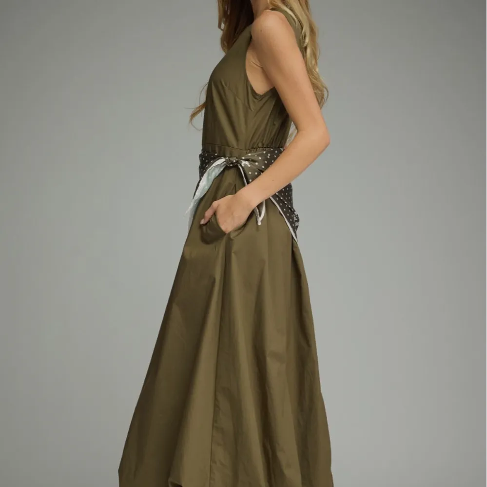 Scarf Accent Dress