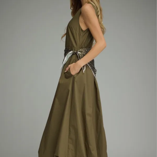 Scarf Accent Dress