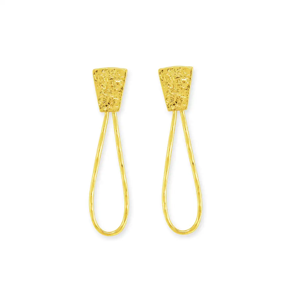 Elegant Graphic Artful Statement Earrings
