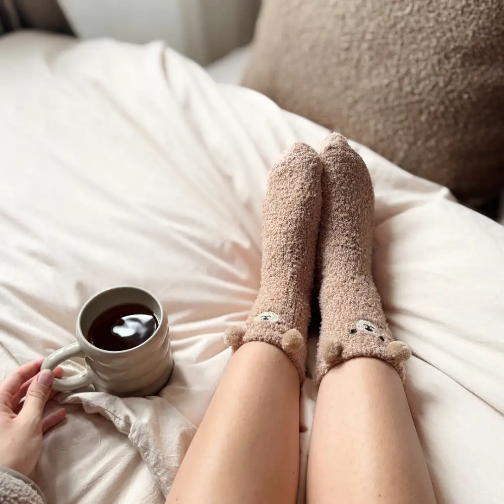 Teddy Bear Fuzzy Socks Pack