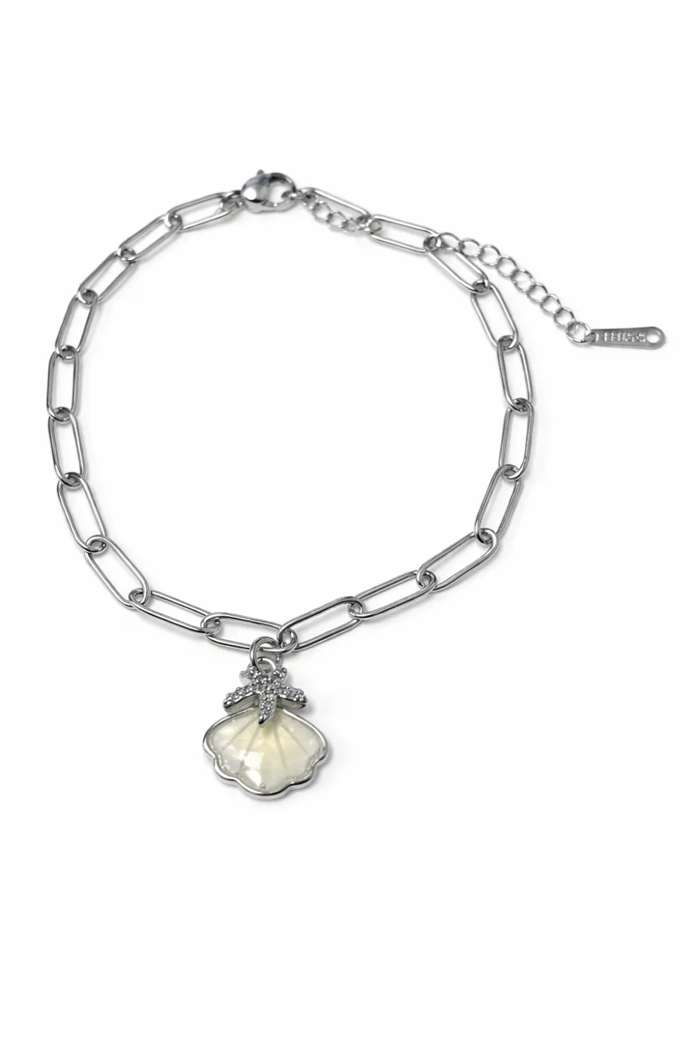 Delicate Seashell Mother Of Pearl Anklet