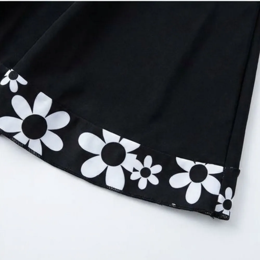 Floral Halter Swimdress With Skirted Hem