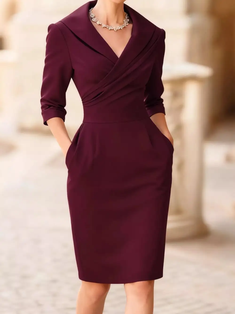 Relaxed Shape Long Sleeve Dress