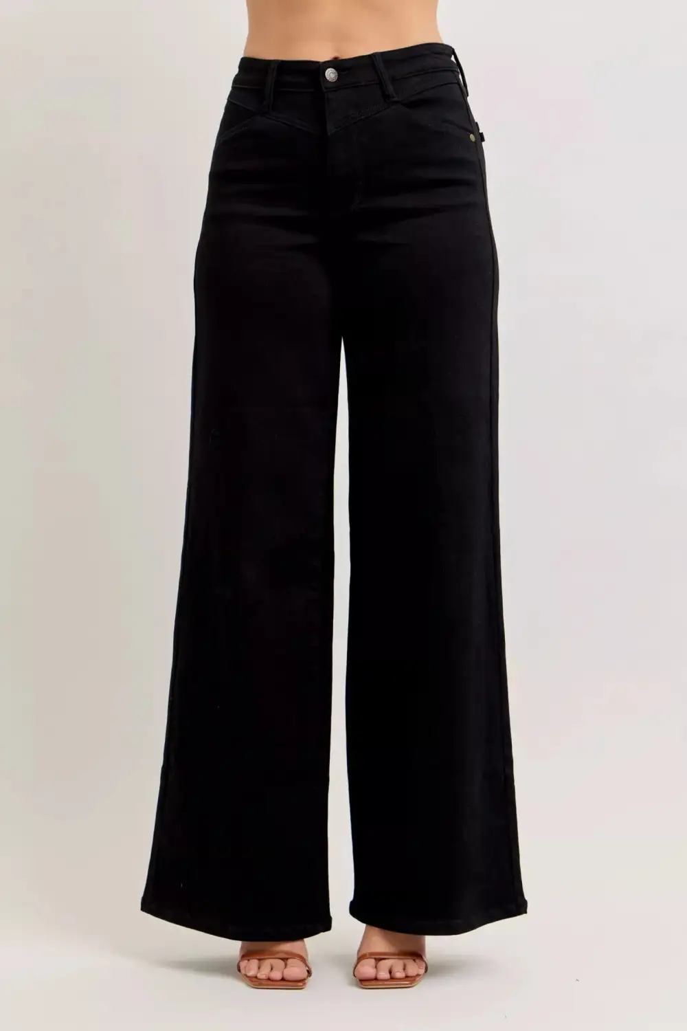 High Rise Wide Leg Jeans