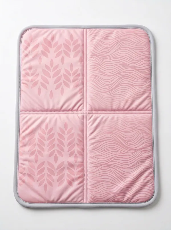 Cooling Summer Leaf Wave Pattern Pattern Cooling Mat