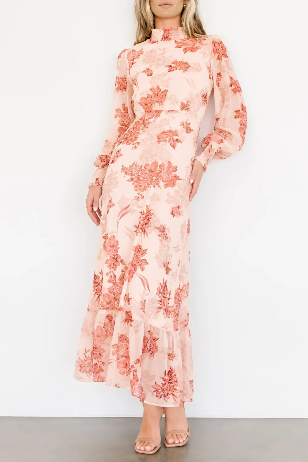 High Neck Temperament Comfortable High Waist  Dress