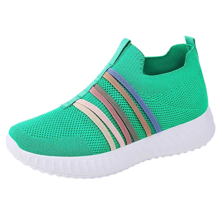 Breathable Mesh Slip On Sneakers