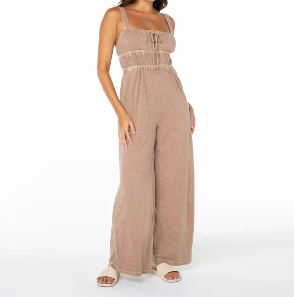 Textured Soft Print Casual Romper