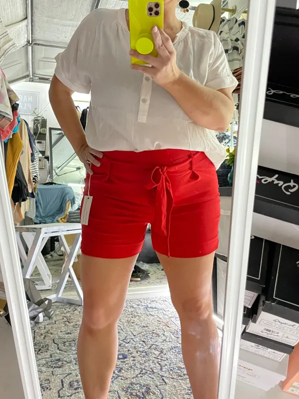 Tie Relaxed Shorts