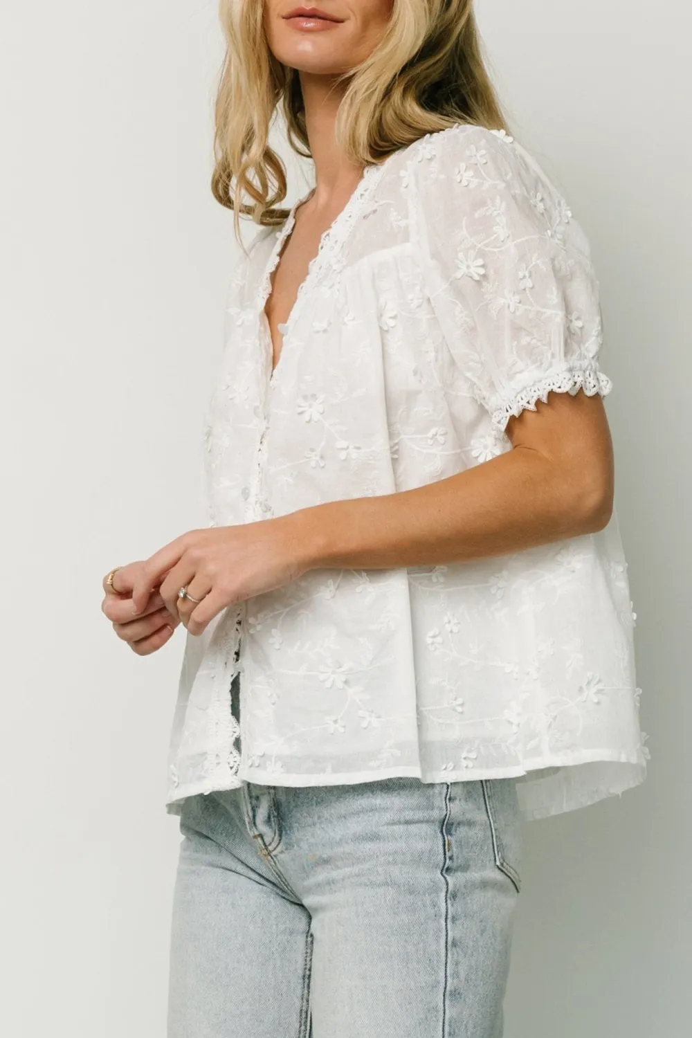 Design Sense Plush Lace Comfortable Shirt