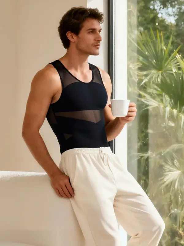 🦾 Men's Tummy Control Shapewear Tanktop – Redefine Confidence, Redefine Comfort 🔥 Sculpt Your Best Shape. Feel Strong. Look Sharp.