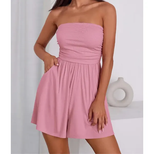 Summer Women's Strapless Bodysuit