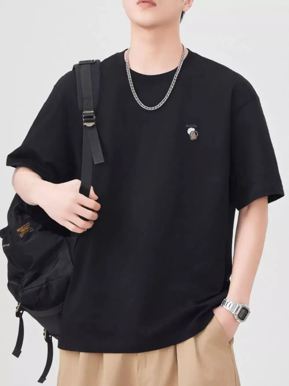 Utility Round Neck Short Sleeve T-Shirt