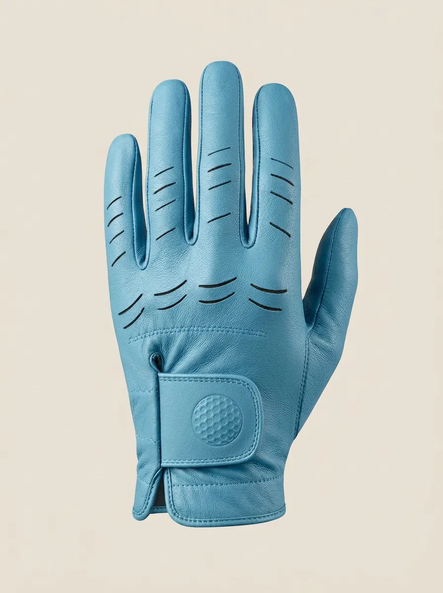 Classic Embossed Leather Golf Glove