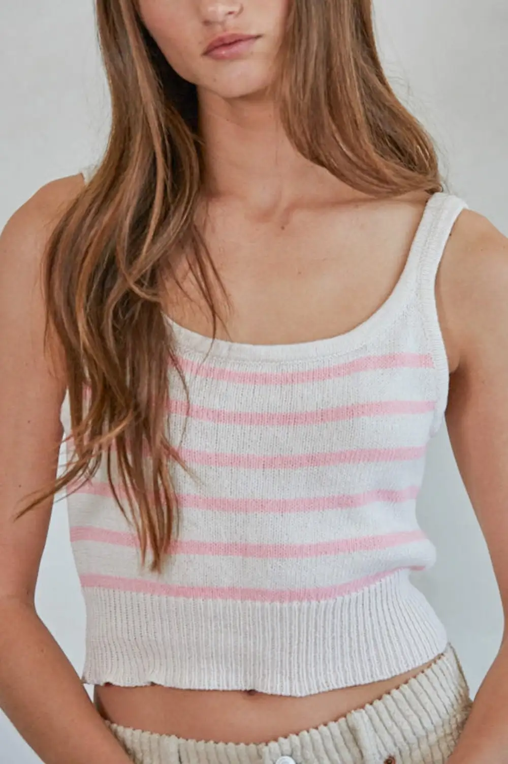 Knit Striped Tank Top