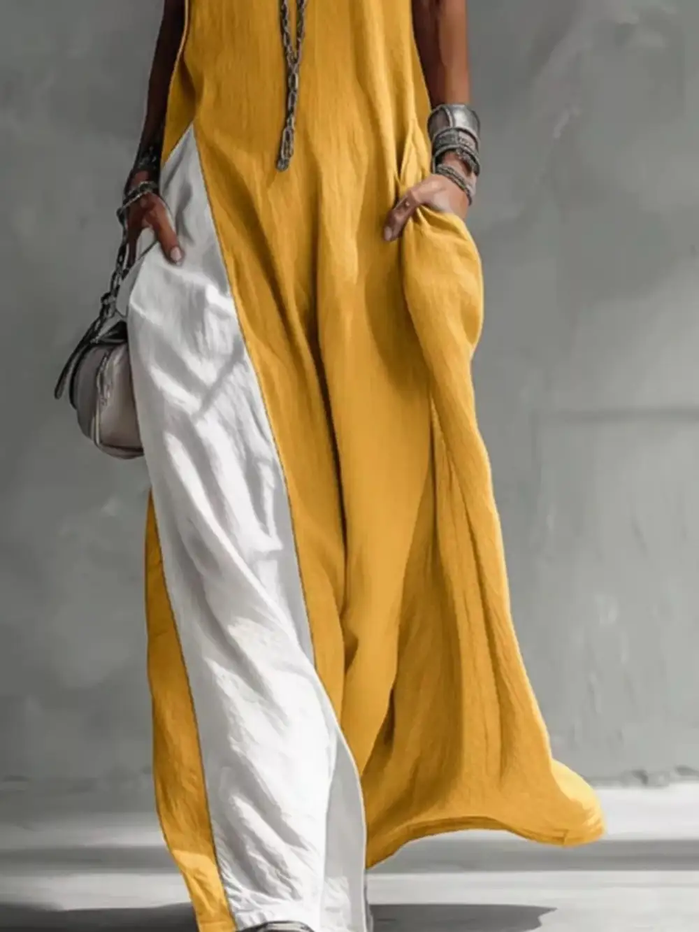 Comfort Fit Sleeveless Maxi Dress