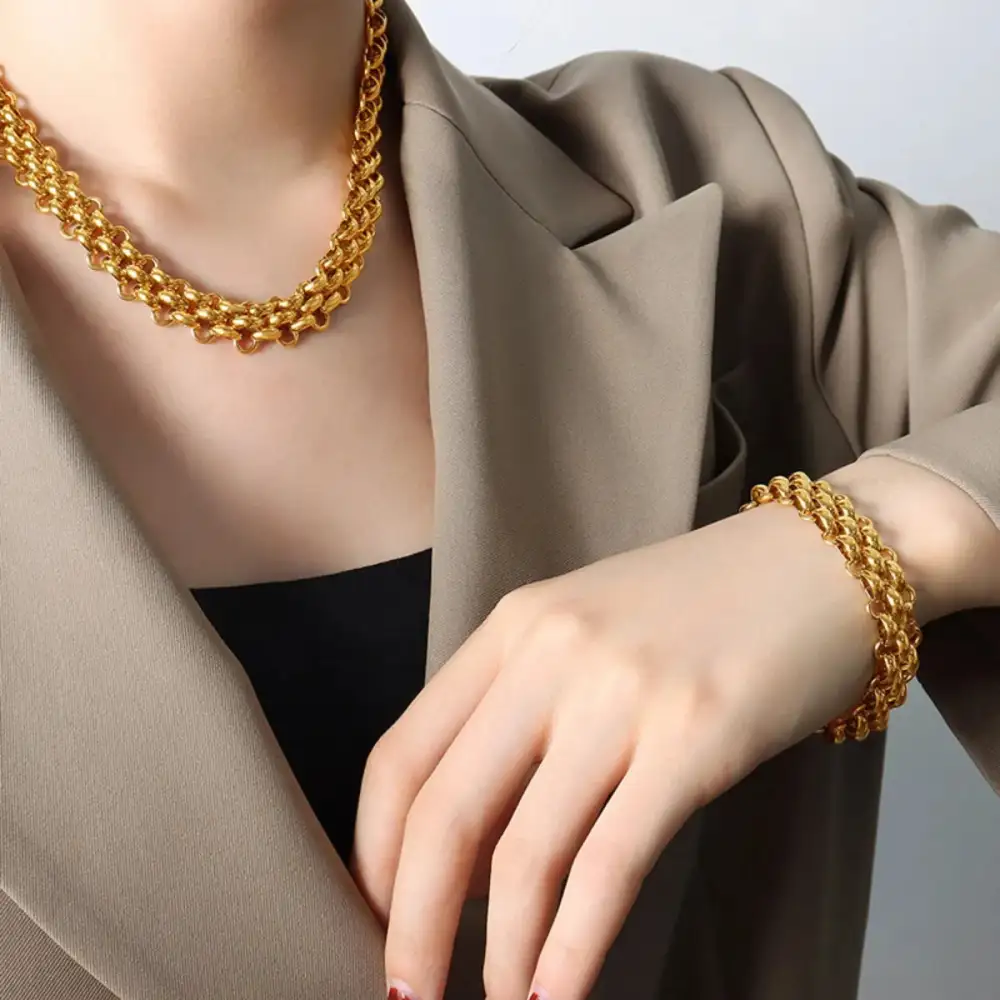 Chain Link Jewelry Set