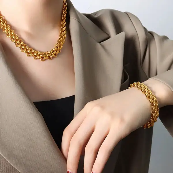 Chain Link Jewelry Set