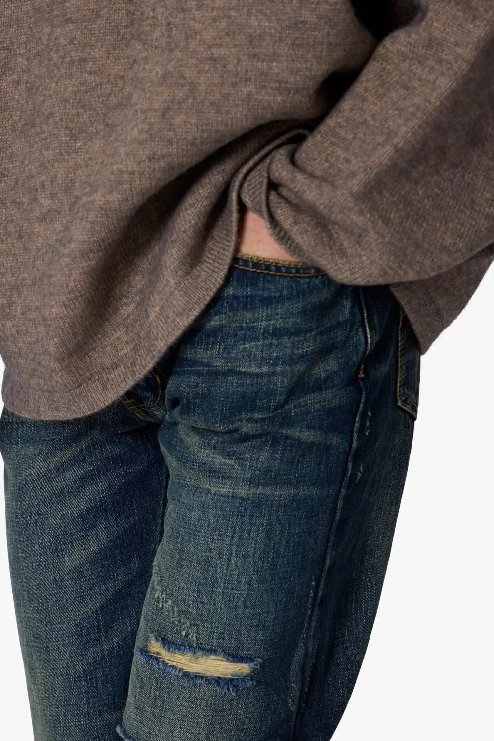 Distressed Baggy Jeans