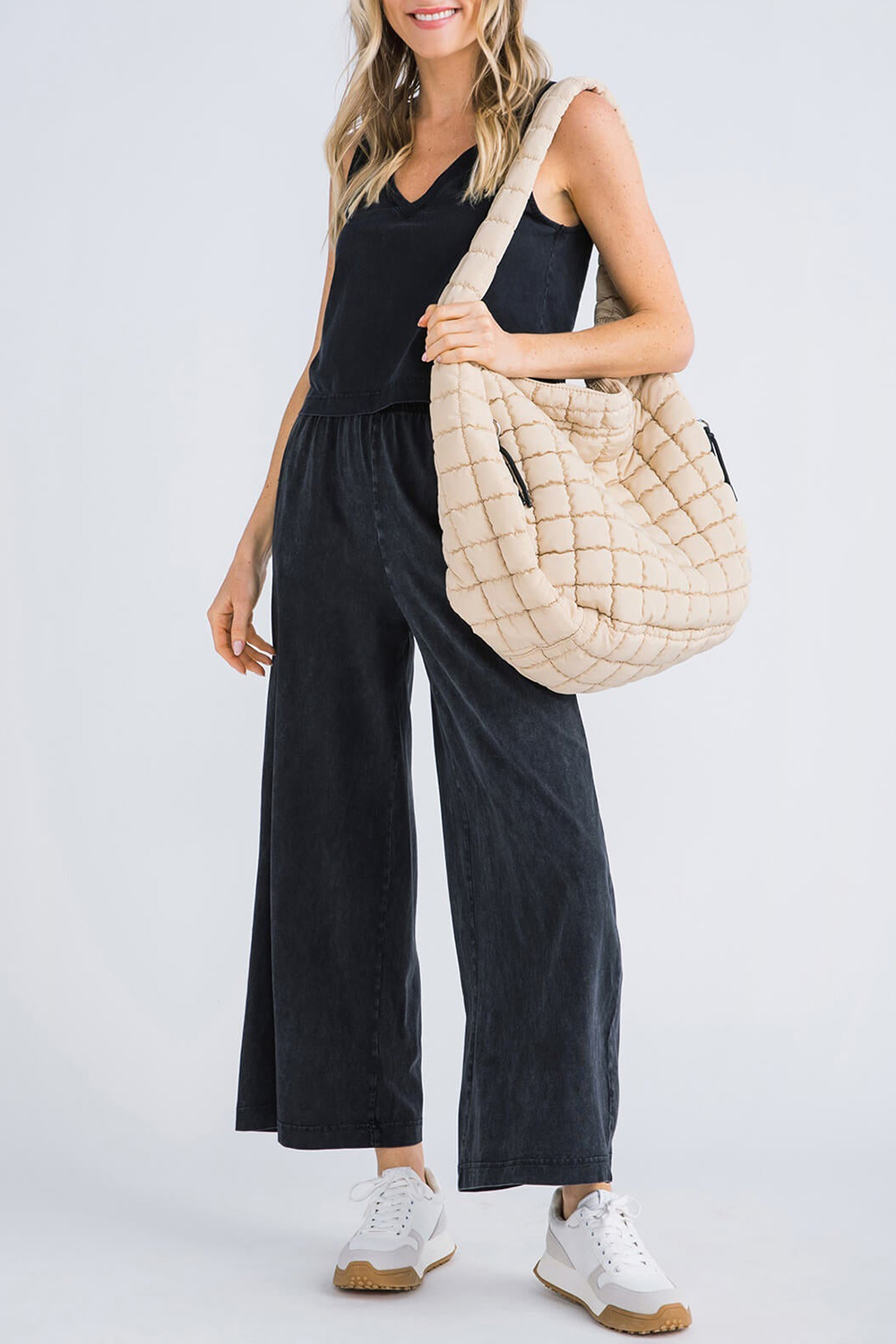 Flare Pocket Pant - Black