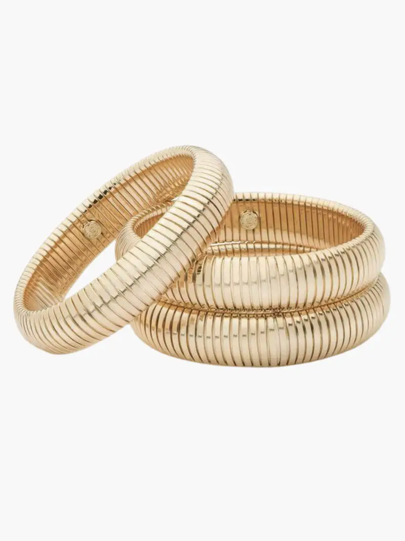 Open Ribbed Bracelet
