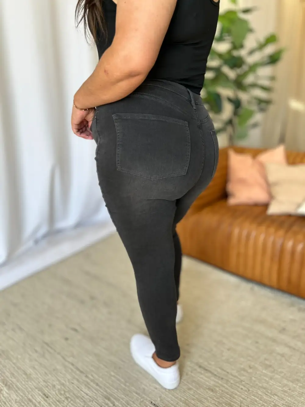 Classic High Waist Skinny Denim Jeans