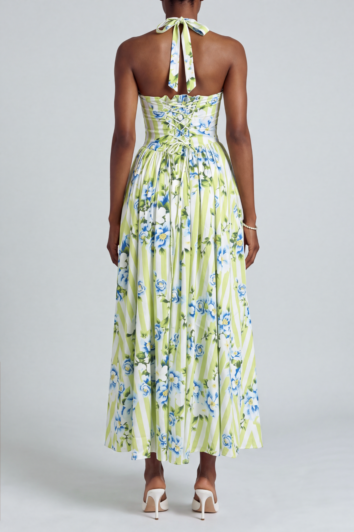 Lace Floral Maxi Dress