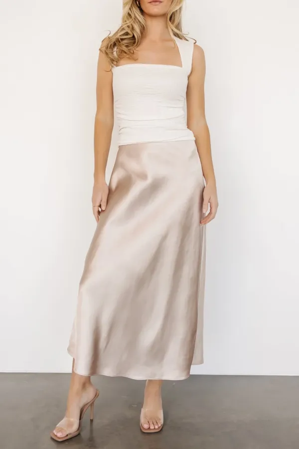 Basic Versatile Solid Color Comfortable Skirt