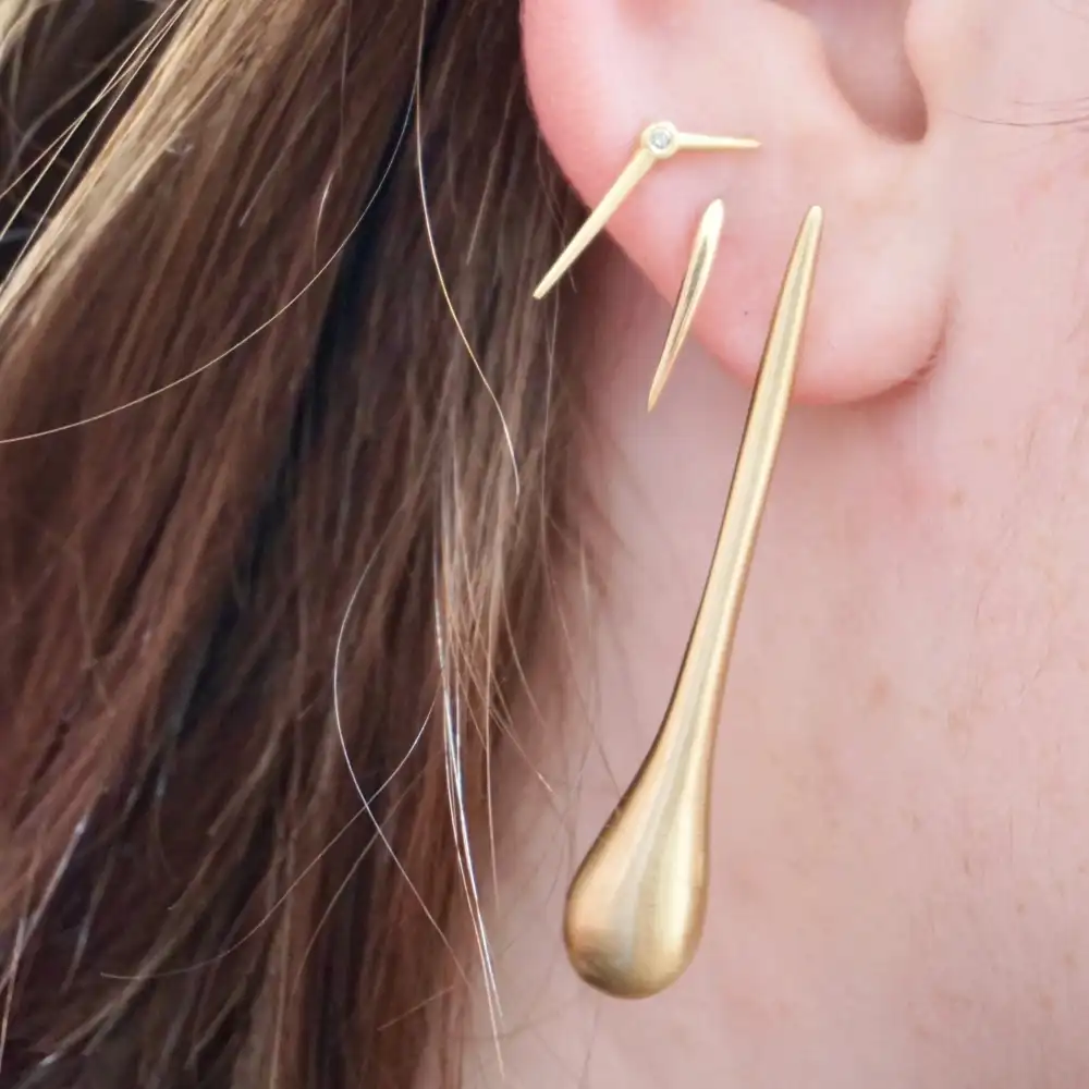 Diamond Climber Post Earring