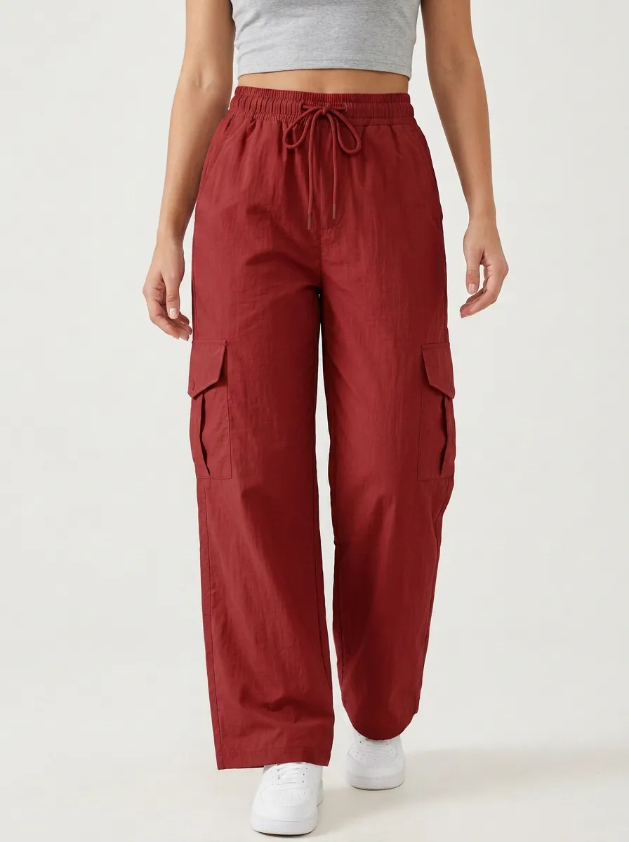 Women's Vintage Inspired Multi-Pocket Cargo Cargo Work Pants