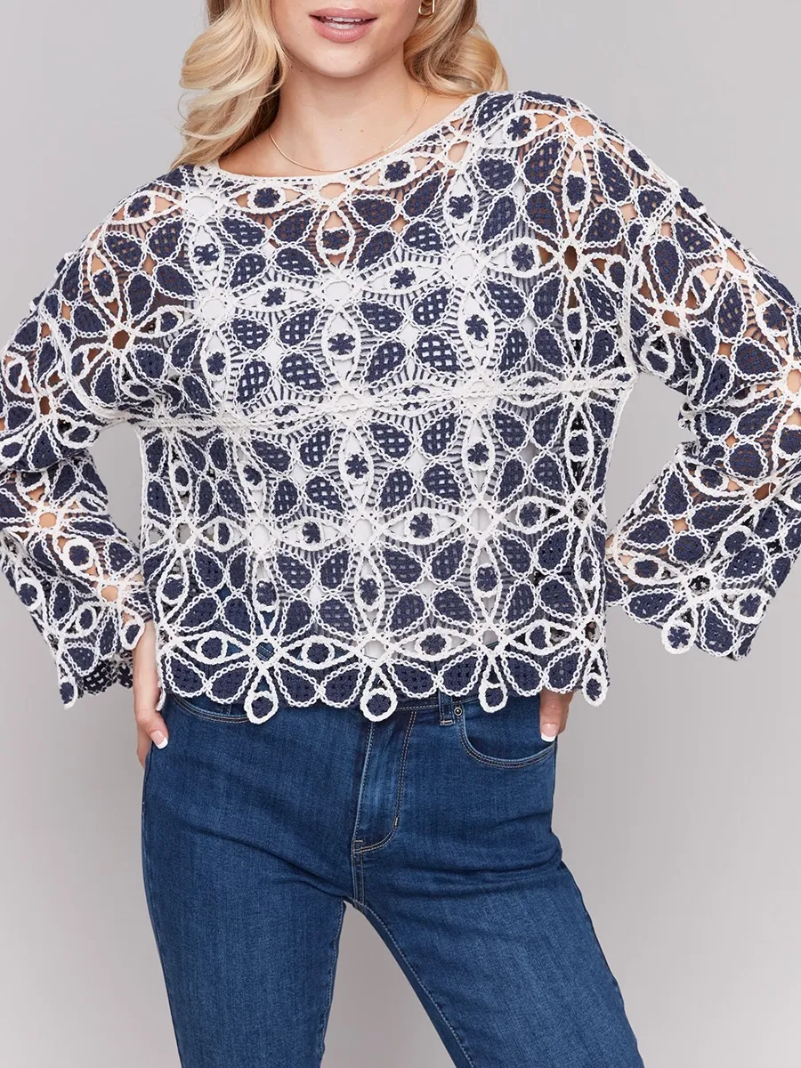 Fashionable And Stylish Art Pattern Women's Top