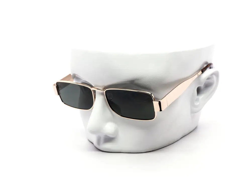 12-Pack Chunky Metal Rectangle Sunglasses
