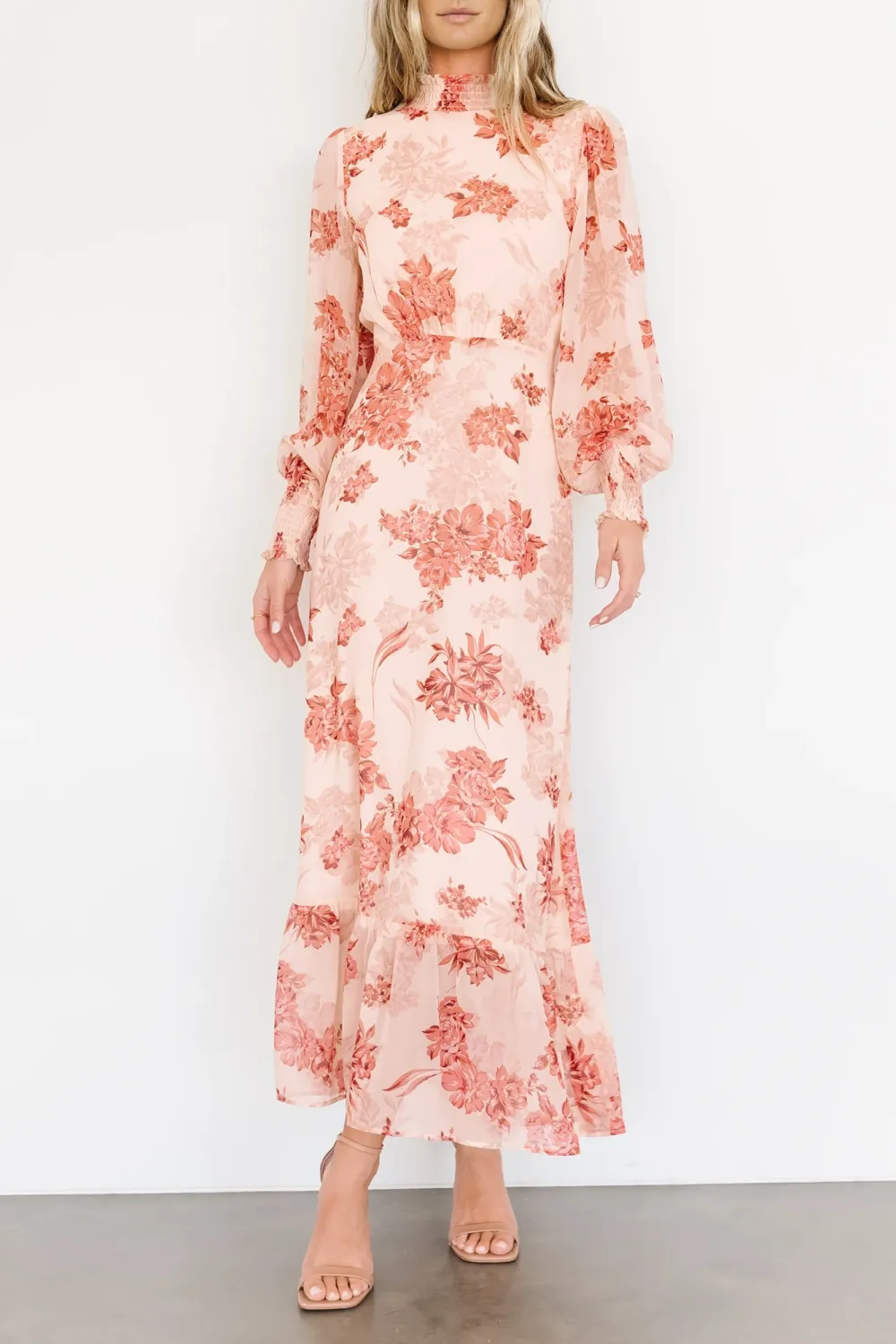 High Neck Temperament Comfortable High Waist  Dress