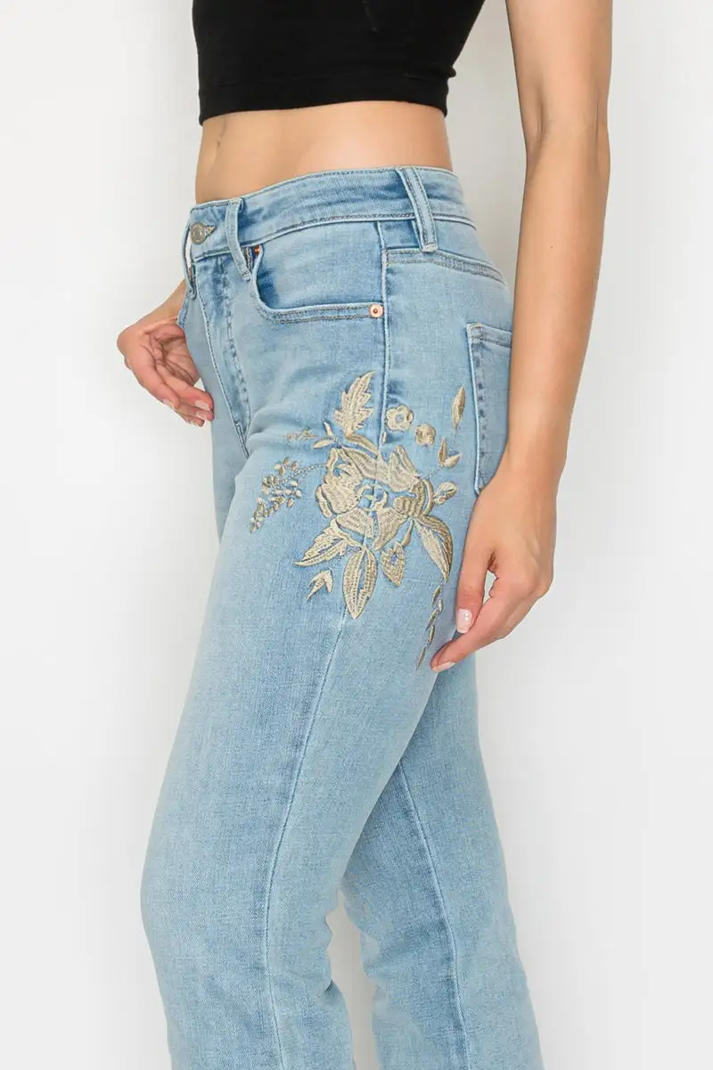 High Rise Bootcut Flare Denim Jeans