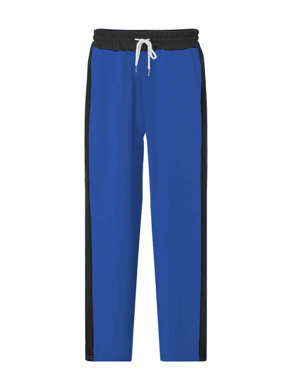 Men's Full Size Side Stripe Wide Leg Pants