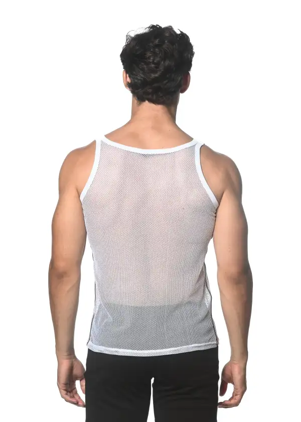 Simple Mesh Tank Top