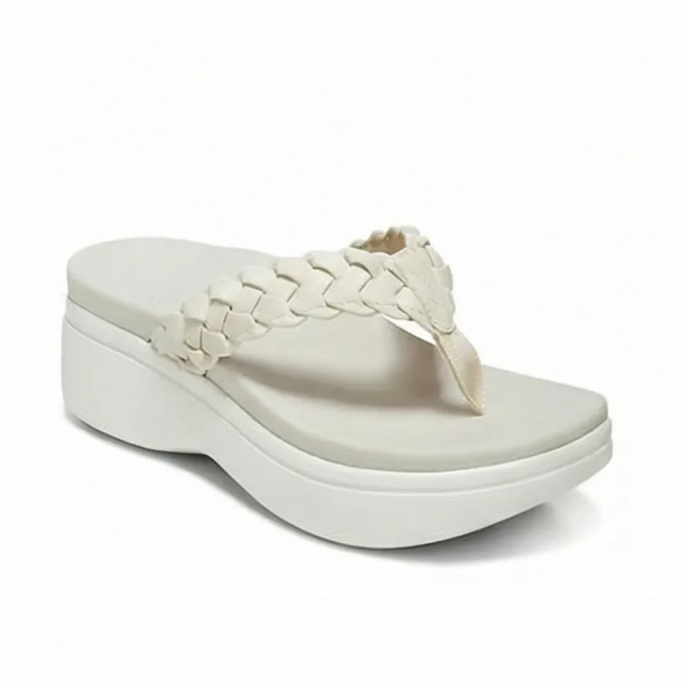 Braided Platform Comfort Sandals
