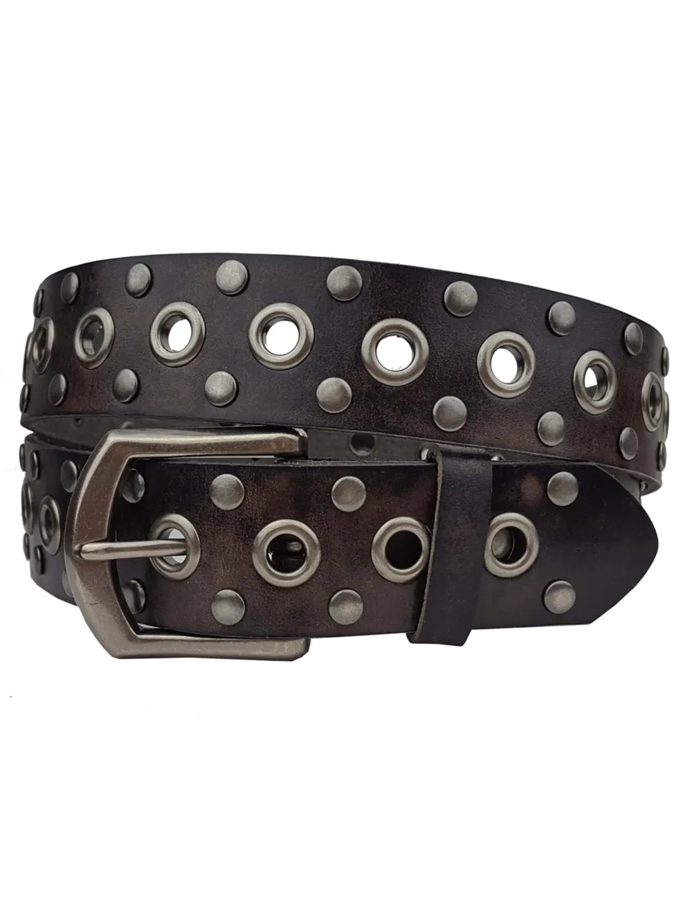 Vintage Leather Studded Belt