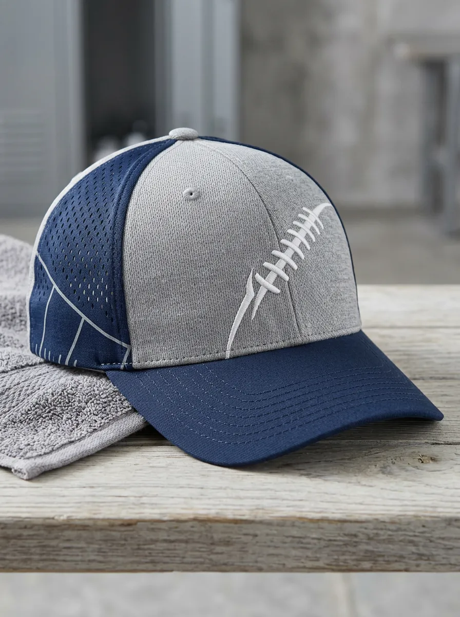 Men's American Football Fan Laces Graphic Printed Cap