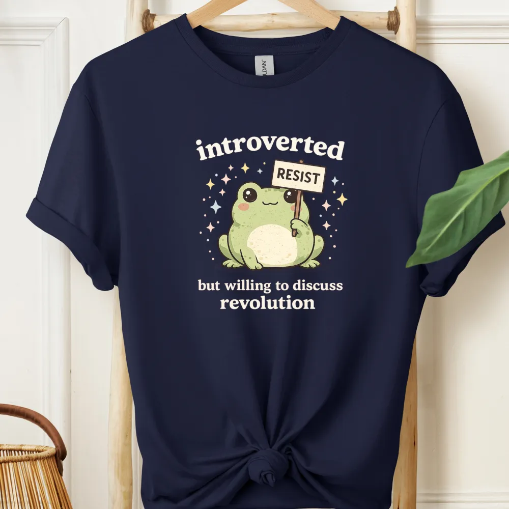 Whimsical Frog Graphic T-Shirt