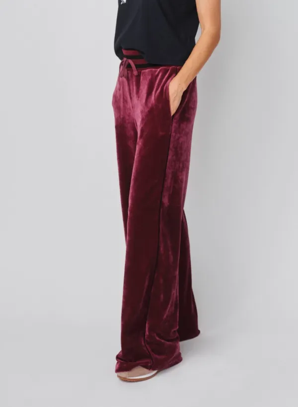 Track Velour Casual Pants