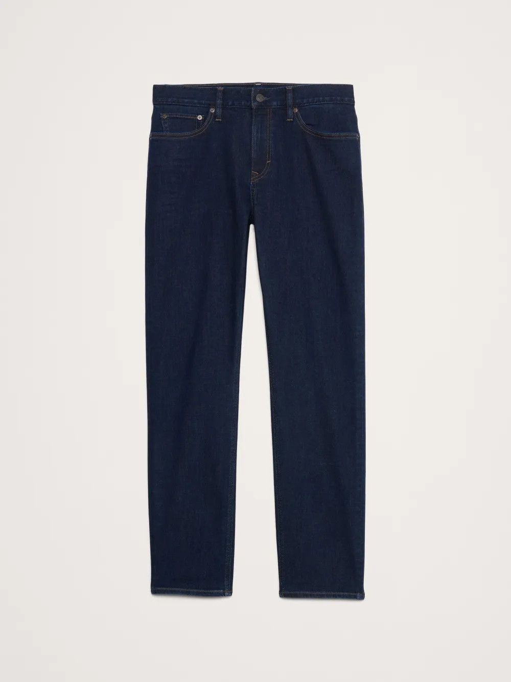 Men's Medium Dark Wash  Straight Soft Cotton Jeans