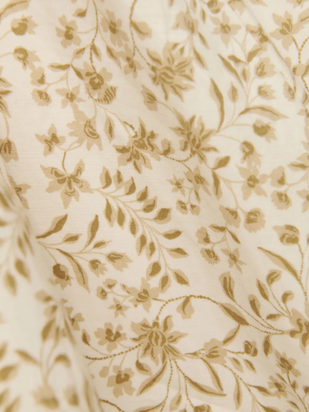 Puff Sleeve Square Neck Midi Dress