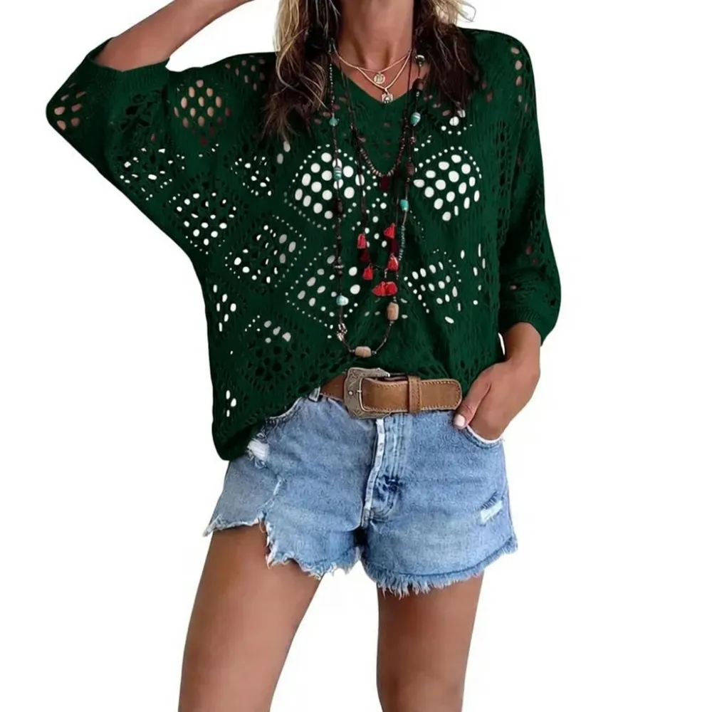 Women's V-neck top