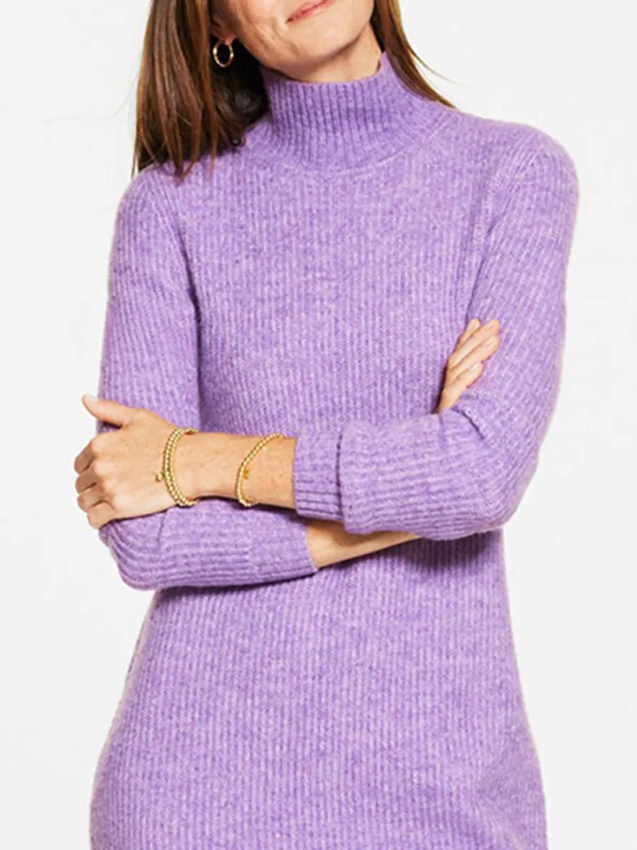 Women'S Stylish Slim-Fit Knit Midi Dress