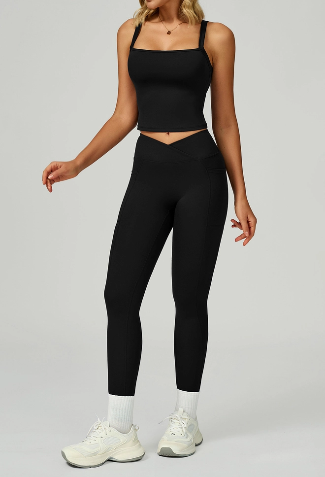 Wide Strap Activewear Set