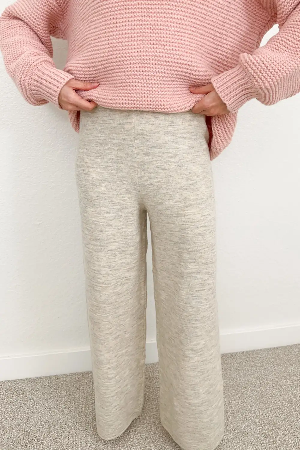 Neat Finish Soft Straight Leg Pants