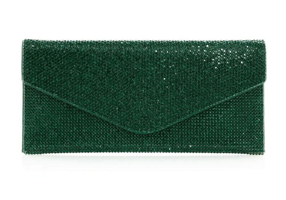 Detailed Envelope Embellished Clutch