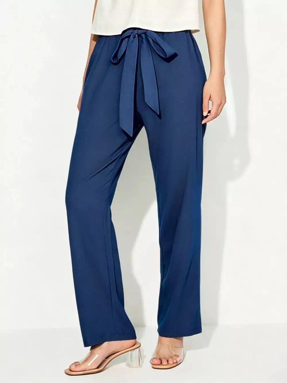 Soft Tied Wide Leg Pants